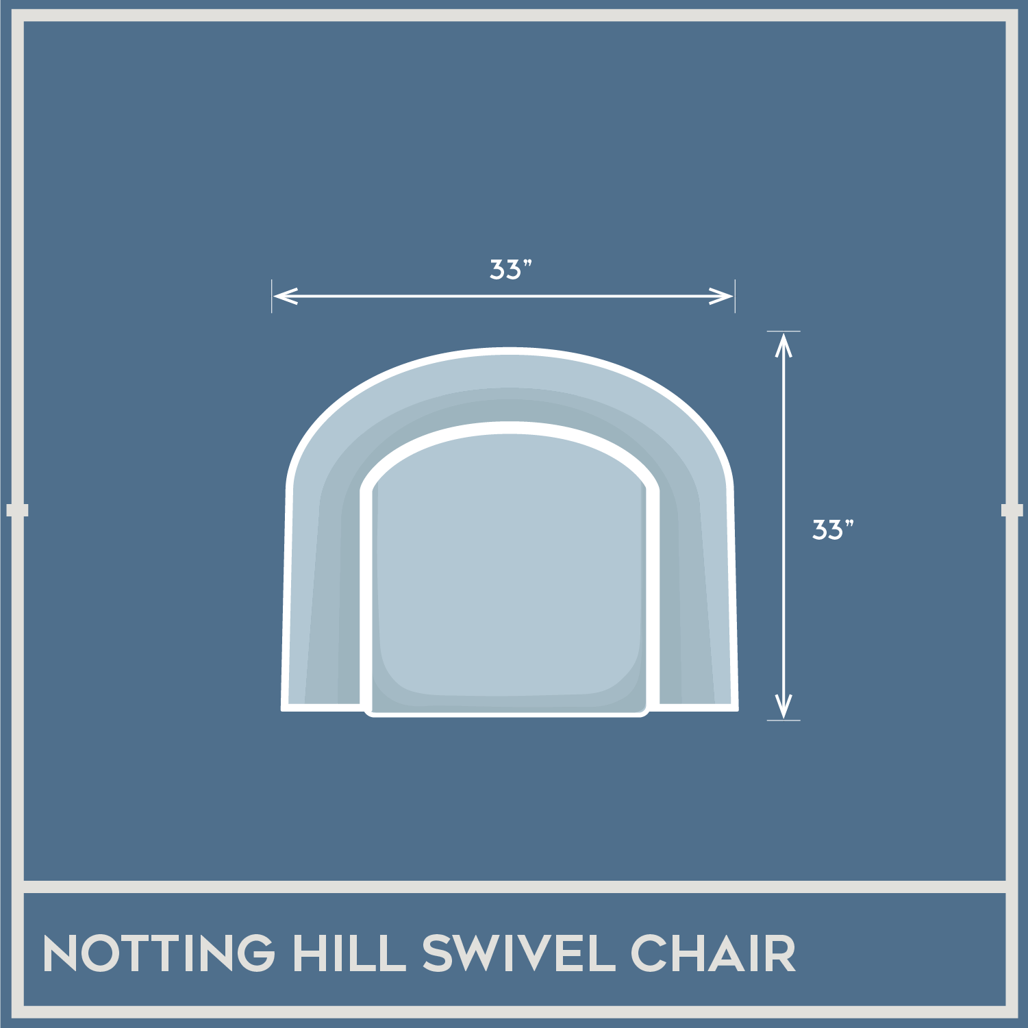 Addington Co Notting Hill Swivel Chair