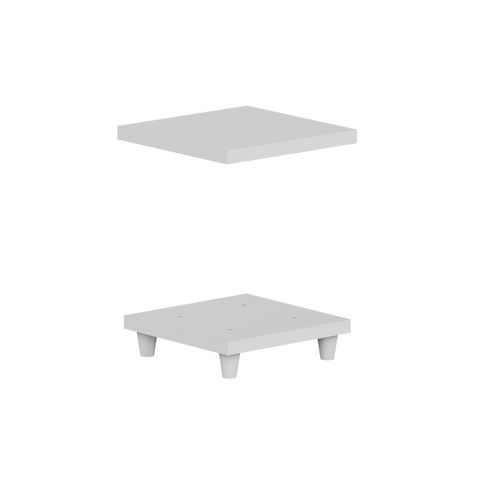 One-by-one End table kit (white)