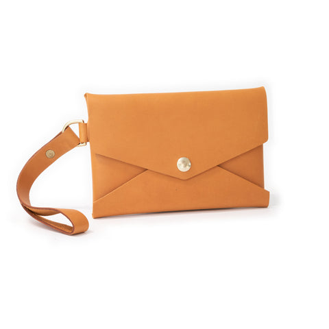 Origami Clutch made from Genuine Full-grain Leather