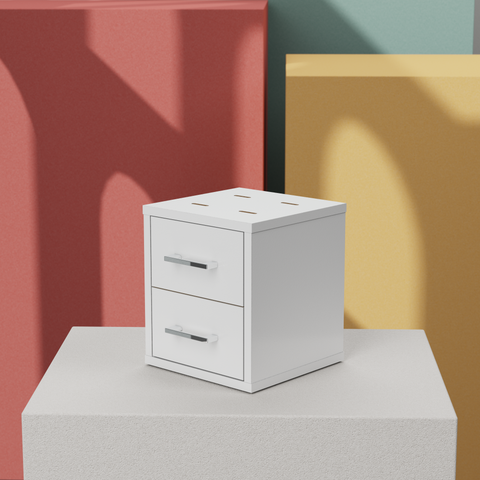 One-by-one drawer (white)