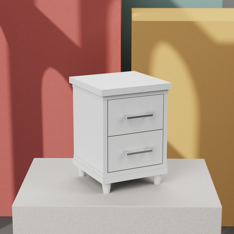 Mini Side Table with Drawers